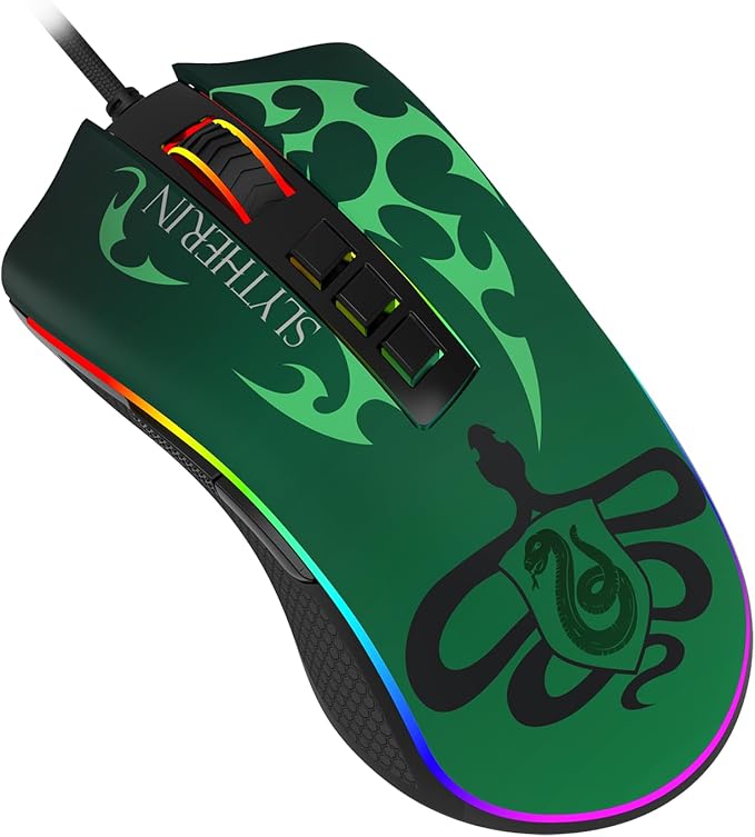 Mouse Gamer Harry Potter RGB Sonserina