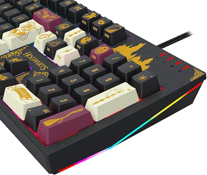 Teclado Mecânico Harry Potter Grifinória RGB