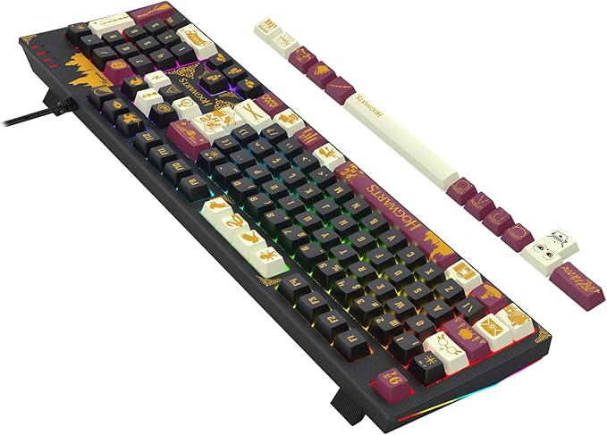 Teclado Mecânico Harry Potter Grifinória RGB