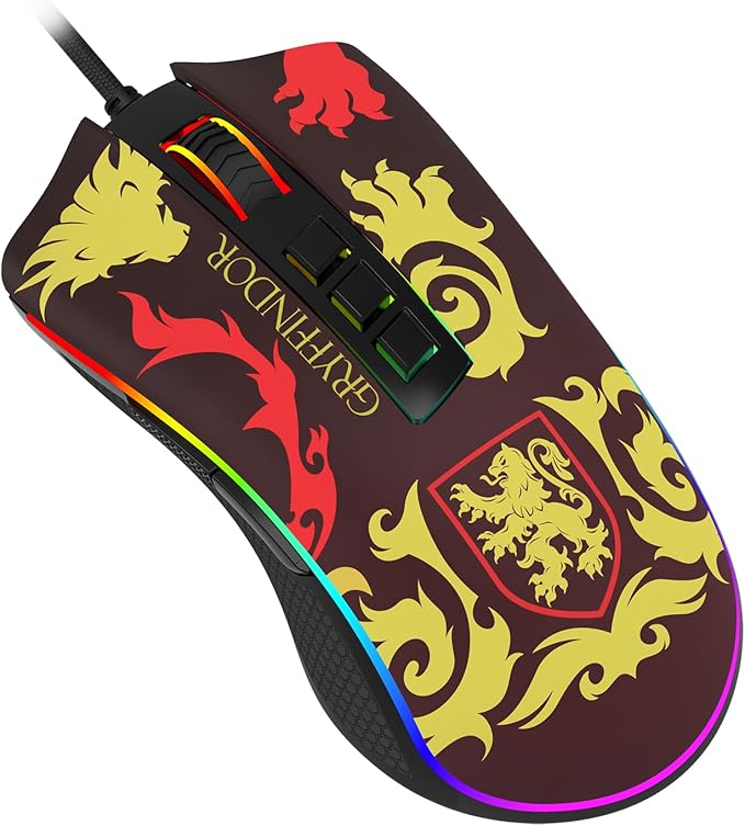 Mouse Harry Potter Grifinória RGB