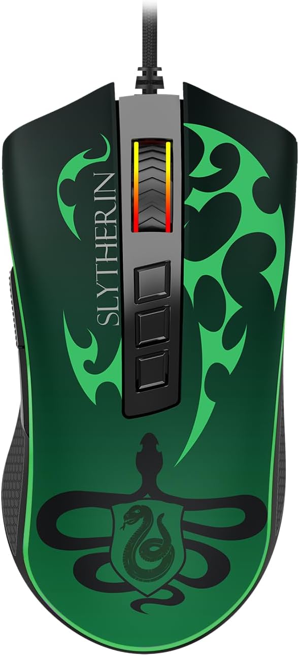 Mouse Gamer Harry Potter RGB Sonserina