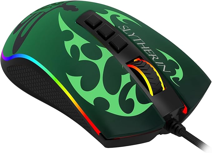 Mouse Gamer Harry Potter RGB Sonserina