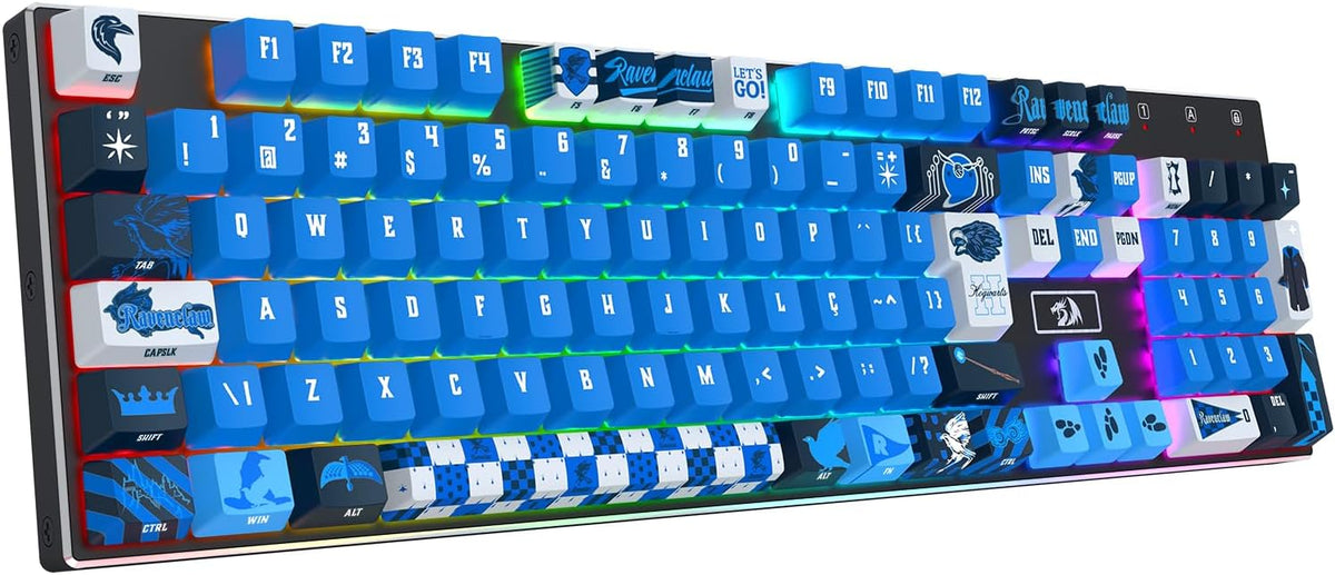 Teclado Harry Potter Corvinal RGB